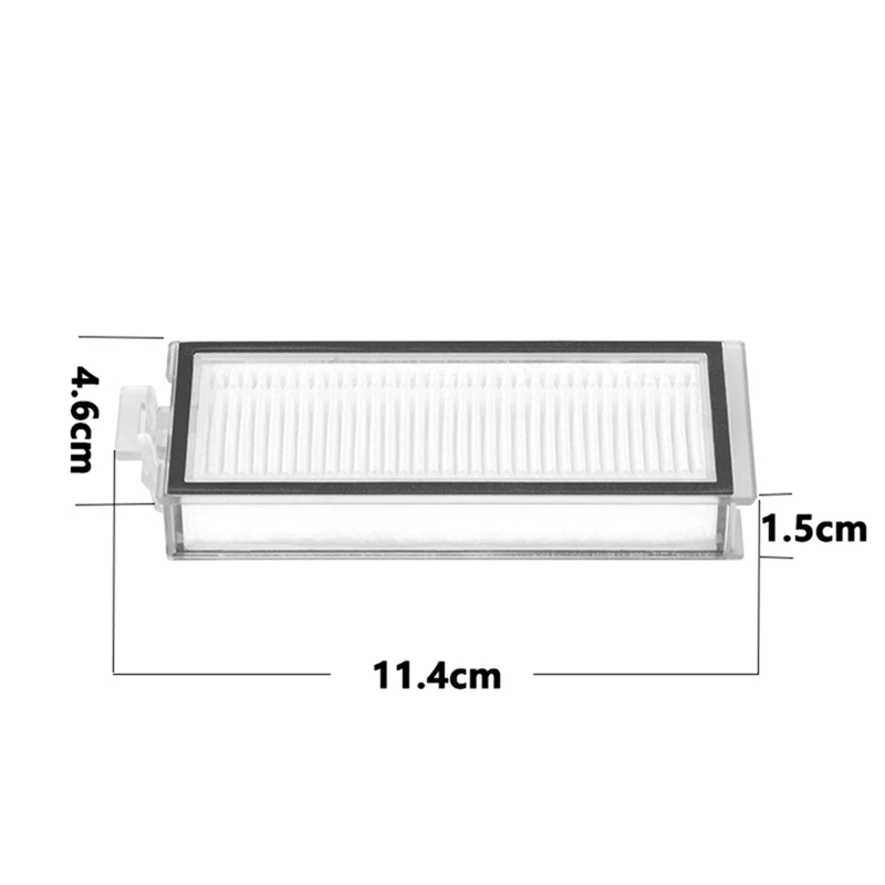 2 шт. фильтр HPEA для Xiaomi Roborock Q7 Max + T8 запчасти робота-пылесоса аксессуары