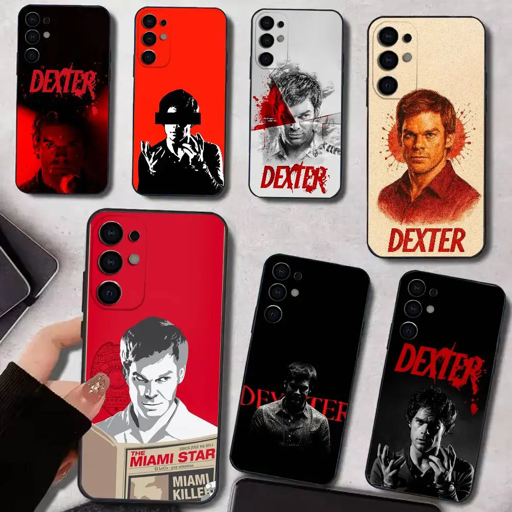 Фото Чехол для телефона D-Dexter M-Morgan для Samsung S25, S24, S21, S22, S23, S30, Ultra, S20, Plus, Fe, Lite, мягкий черный чехол №1