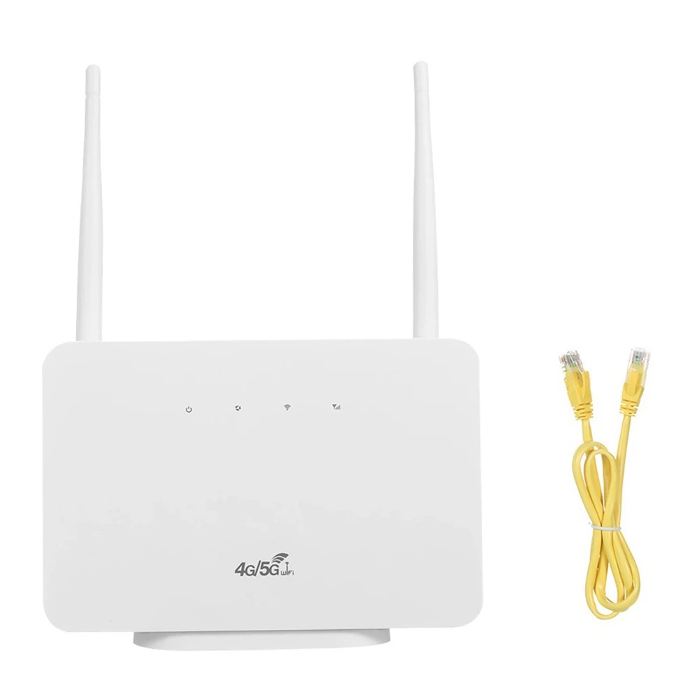 

H106 4G LTE CPE Router 150Mbps Wireless Card To Network Cable RJ45 LAN WAN External Antenna WiFi Modem EU Plug