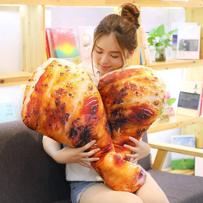 

Creative Pillow Simulationdelicious Crucian Carp Food Rabbit White Voice With The Same Tiktok Pillow Personality Strange Gift