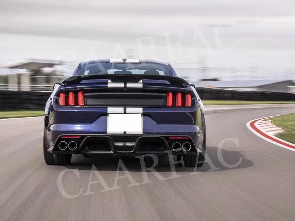Спойлер для задней загрузки из углеродного волокна крылья Ford Mustang GT V8 V6 Coupe GT350 Style