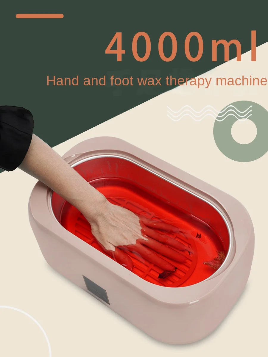 

220V beauty salon hand wax machine 4000ml hand wax therapy machine hand film honey wax heater household wax melting machine
