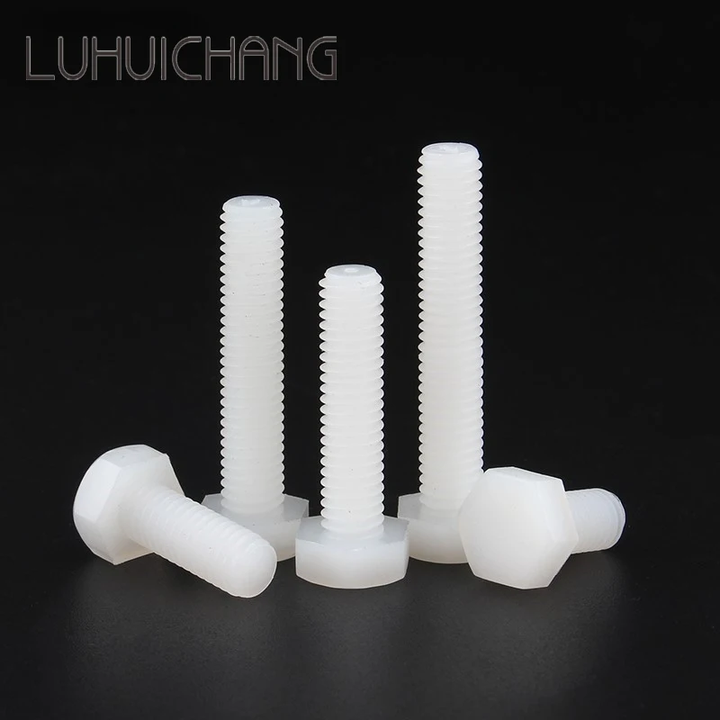 

M3 M4 M5 M6 нейлоновая внешняя Шестигранная головка болты внешняя Шестигранная головка изоляция пластик PC Screrws