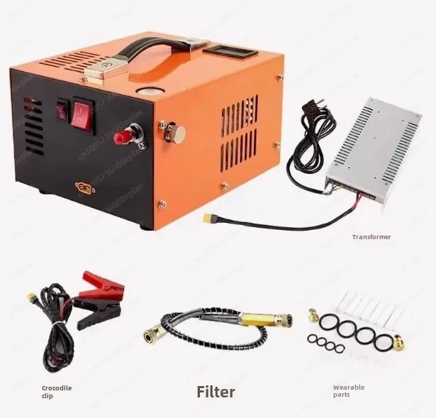 Воздушный компрессор PCP 110 В/220 В 4500 фунтов на квадратный дюйм 30 Мбар насос без