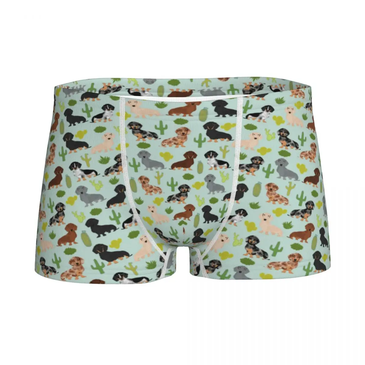 

Doxie Dachshund Cactus Dog Boys Cotton Underwear Children Teenager Shorts Panties Print Briefs Underpants Boys Boxer Brief
