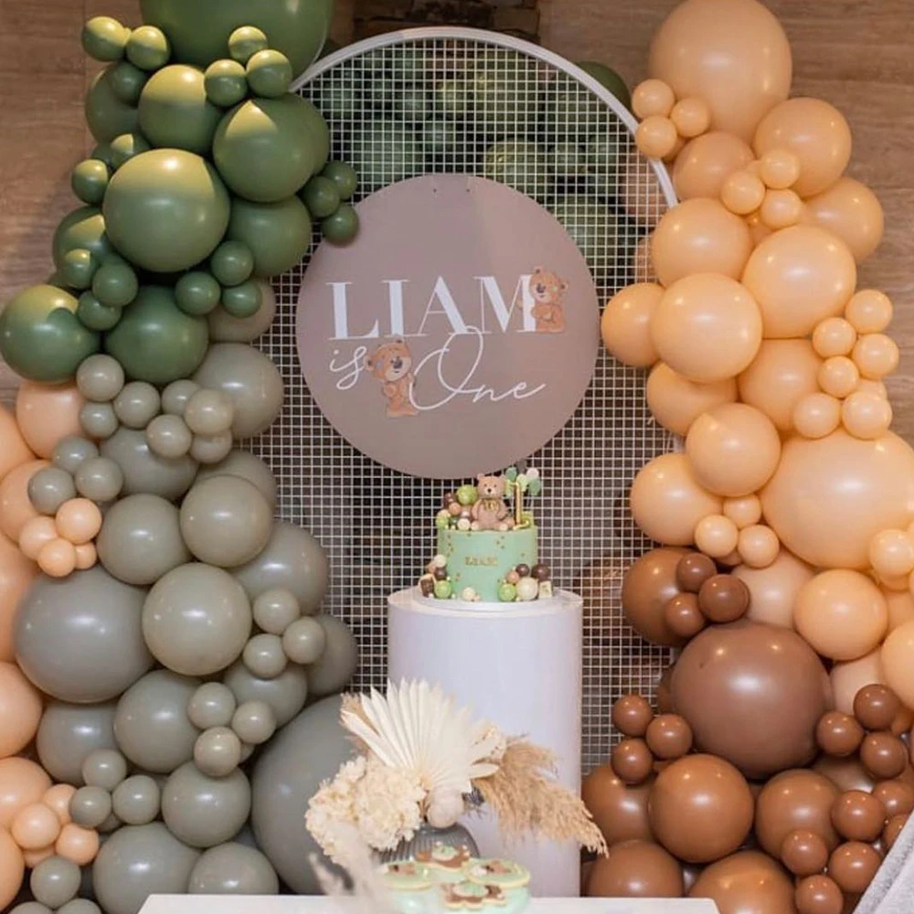 

5/10/12/18/36inch Skin Color Morandi Color Party Party Wedding Confession Proposal Children Baby Birthday Decoration Balloons