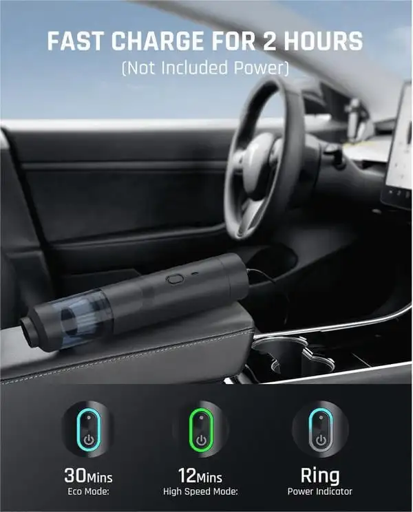 Fanttik Slim V8 Mate/V8 Apex Портативный беспроводной автомобильный пылесос 12000Pa/30AW RobustClean