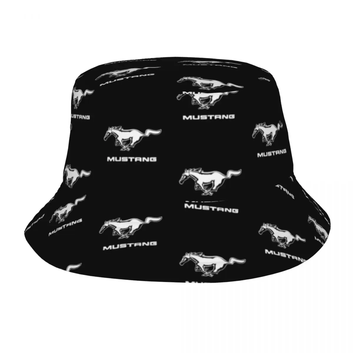 

Woman Bucket Hat Ford Mustang Merchandise Vocation Getaway Headwear Packable Outdoor Sports Fishing Hat Bob Gift Idea