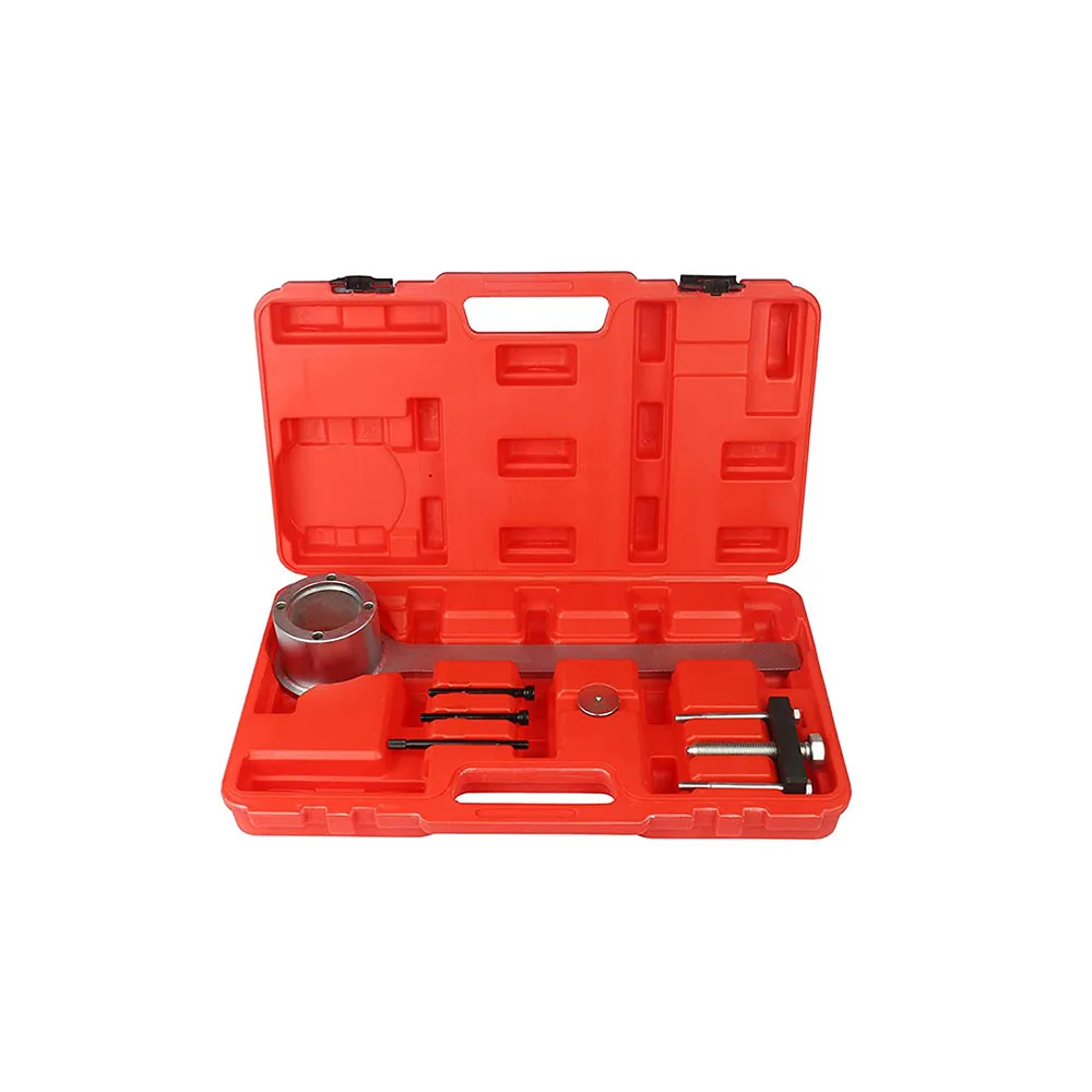 Crankshaft Pulley Removal and Fixing Tool Set for Jaguar Land Rover 3.2L 3.4L 4.2L 4.4L V8 Engine Crankshaft Pulley Limit Tool