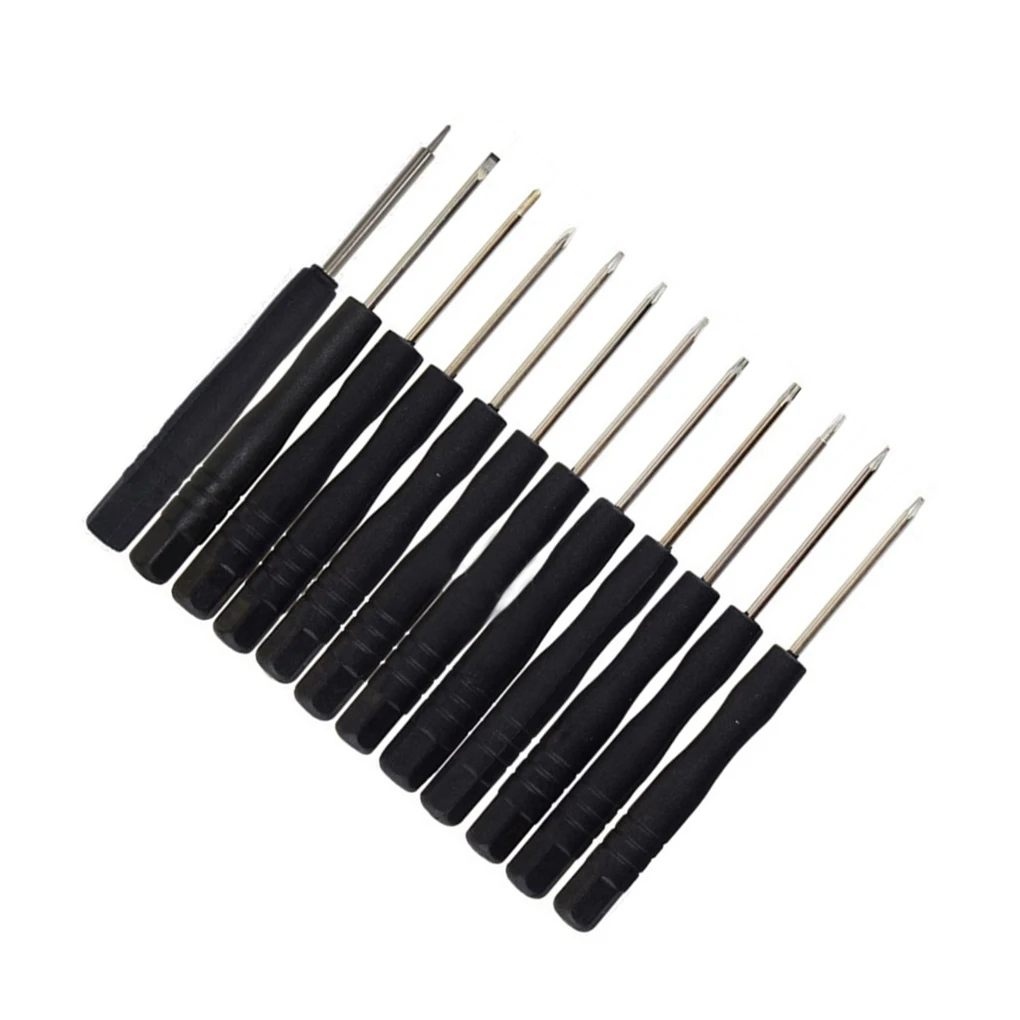 

12 шт., стандартная прочная нержавеющая отвертка для телефонов и планшетов