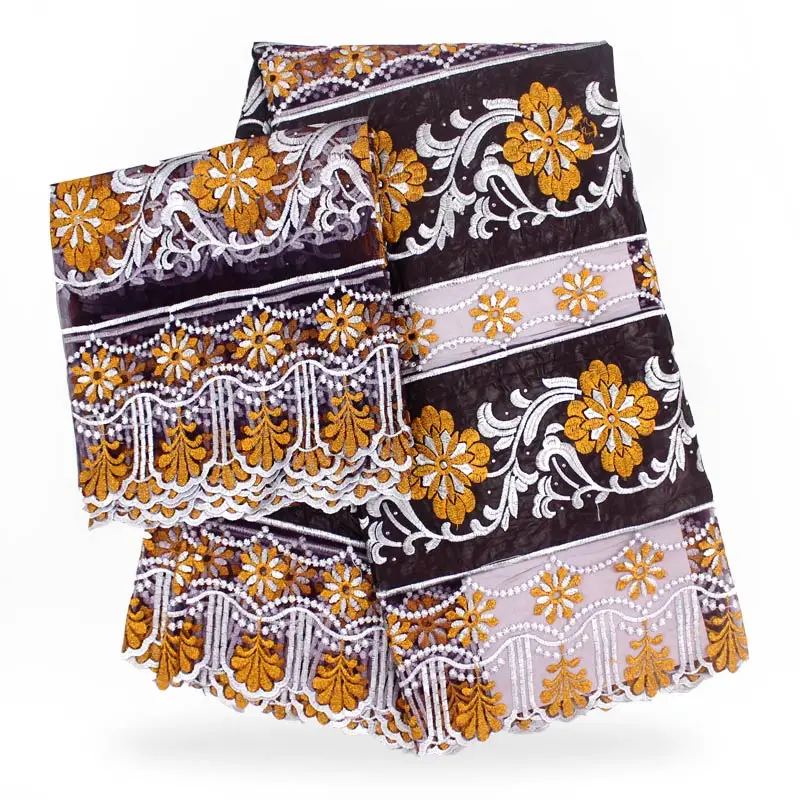 

African New Arrival Lace Textiles Cloth ​Brocade fabric 2KG