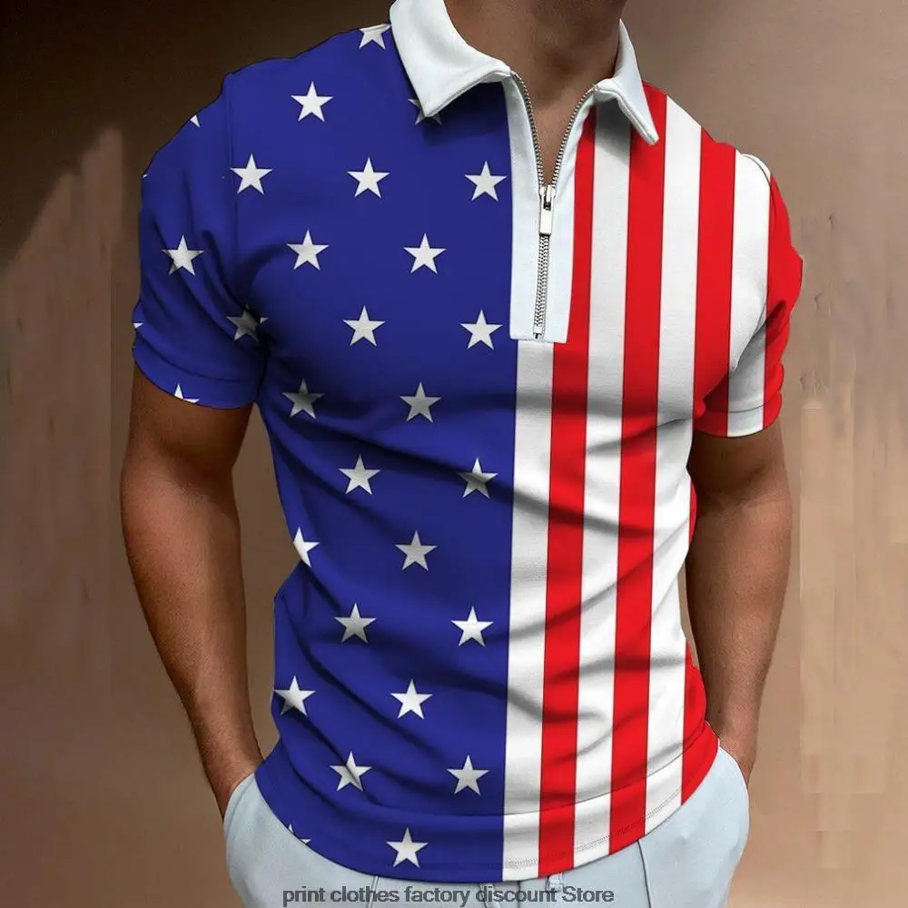 

NEW Summer Casual Men Plaid Printed Short Sleeve Polo Shirts Tops Spring Fashion Zipper Patchwork Turn-down Collar Polo Mens