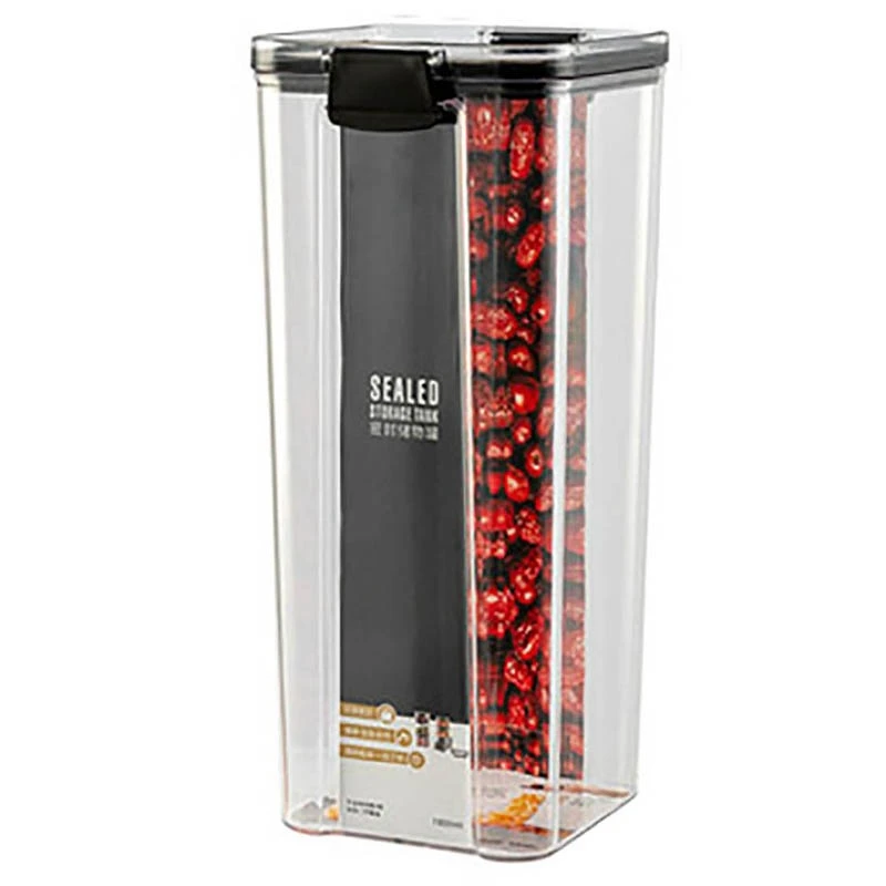 Прозрачные Герметичные банки цельнозернистая герметичная коробка холодильник