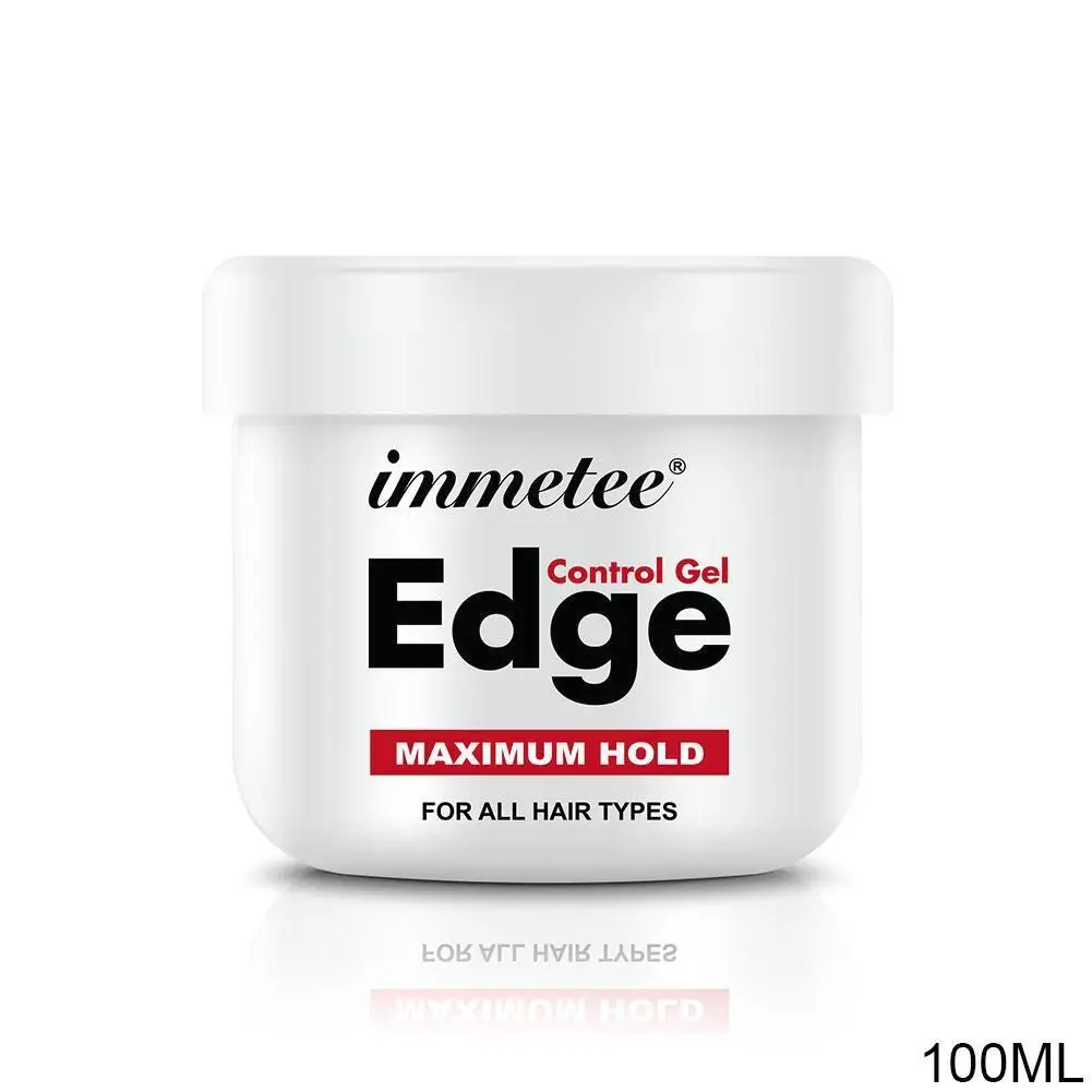 

Control Cream Gel Hair Super Sleek Max Control Gel Lasting Hairstyle Hair Hold Wax Edge Long Oil Girls Waterproof Black