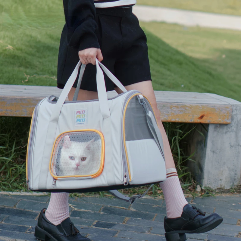 

Pet Slung Cat Bag Portable Breathable Sterilization Car Shoulder Dog Bag with Cat Supplies