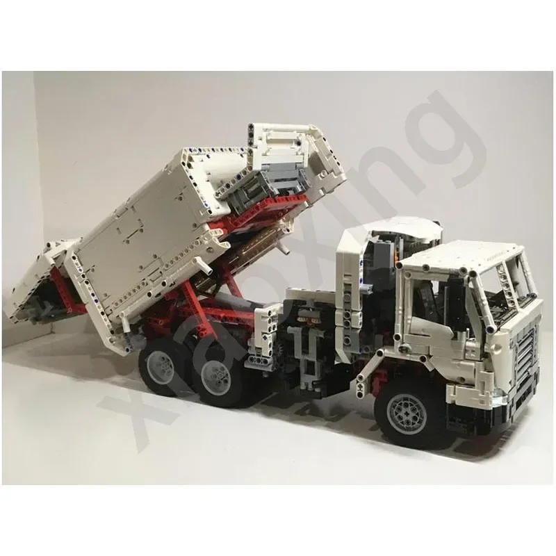 Eco EcoElectricMOC-95540 GarbageTruckEngineeringTruck Модель 3521Детали строительного блока для