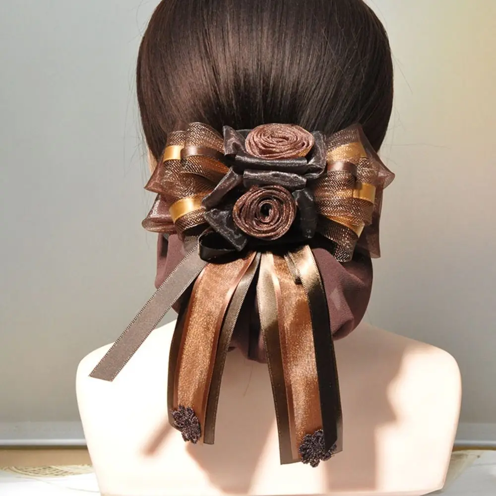 Классическая Резинка Для Волос С Цветочным Принтом И Бантом