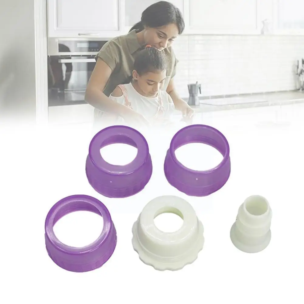 

Multi-function Decorating Mouth Converter Adapter Confectionery Connector Pastry Baking Accessories Set Kitchen Cake Nozzle X4m6