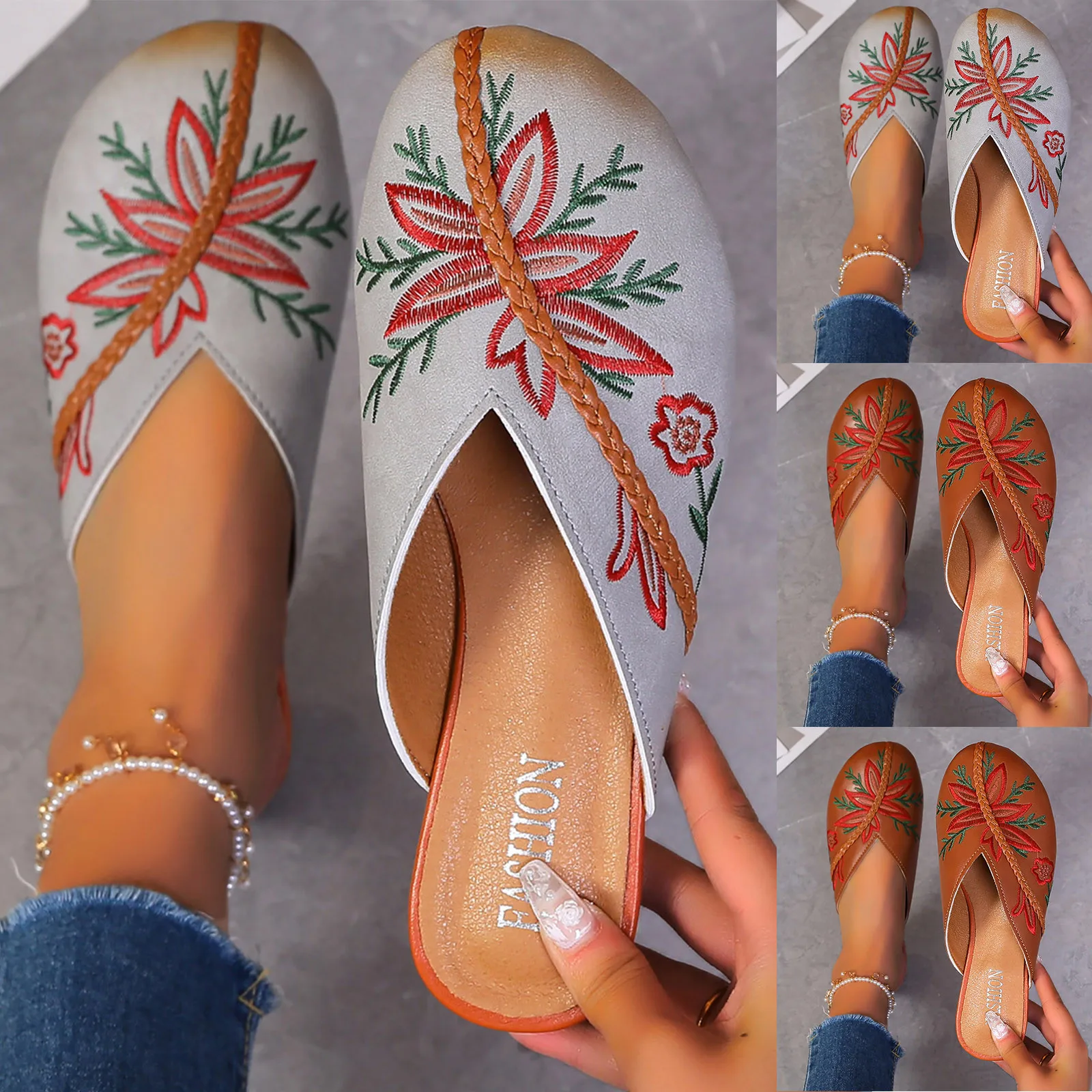 

Casual Womens Shoes 10 Sandals For Women Shoes Half Support Casual Shoes Comfortable Slippers Slip On Shoes