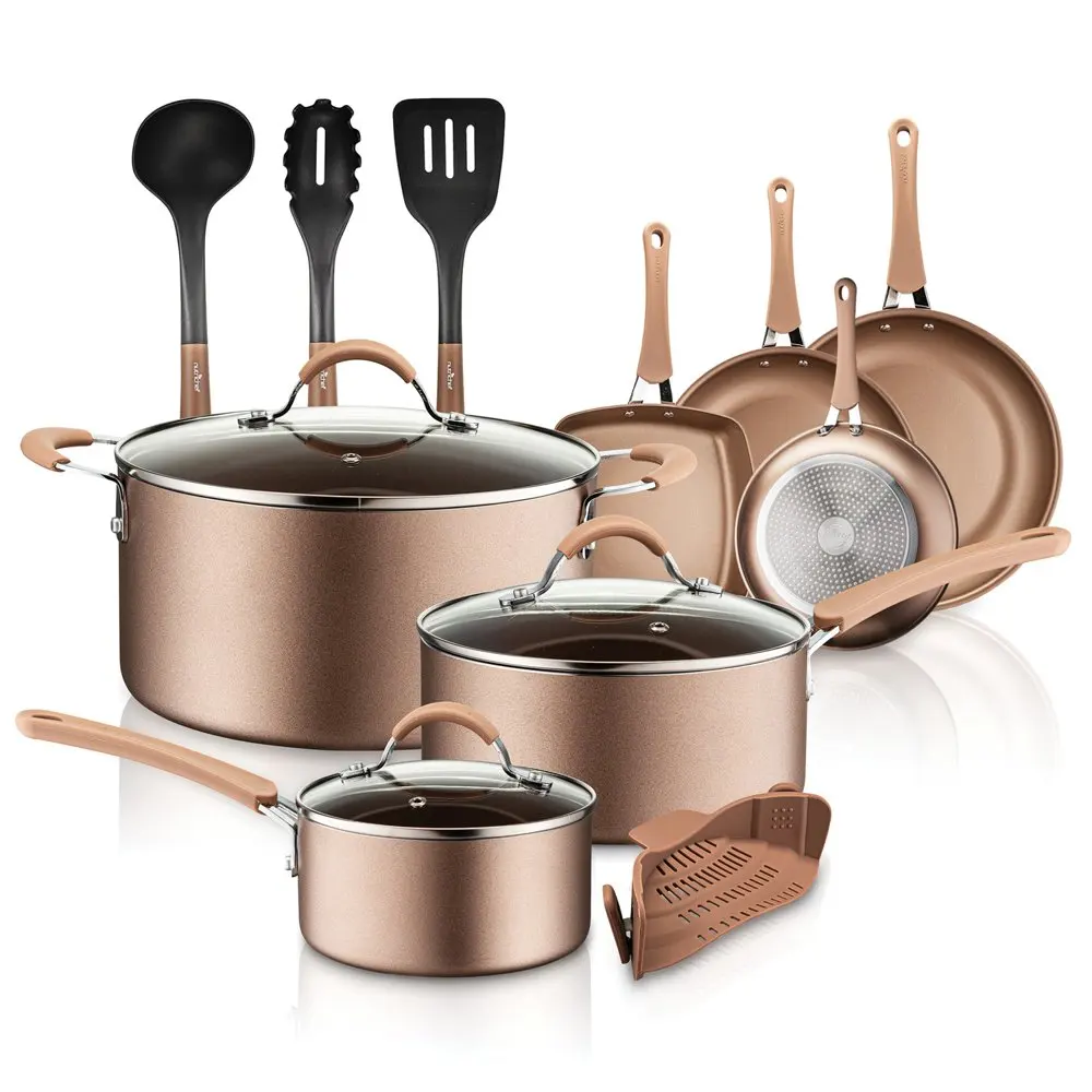 

POPTOP 14-Piece Kitchenware Pots and Pans Set
