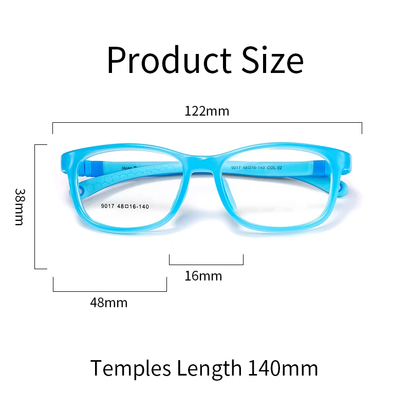 Квадратные гибкие оптические очки Xbora TR90 с ремешком для спорта мальчиков и