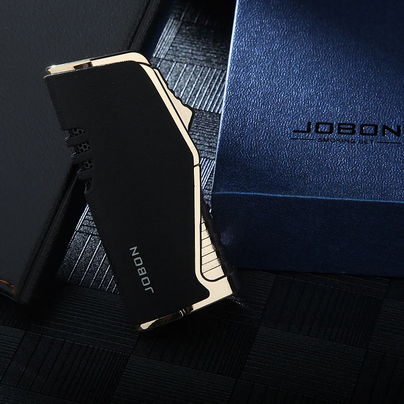 

Новинка, металлическая ветрозащитная Тройная надувная Зажигалка JOBON, портативная многофункциональная уличная Зажигалка для кемпинга, барбекю, выпечки