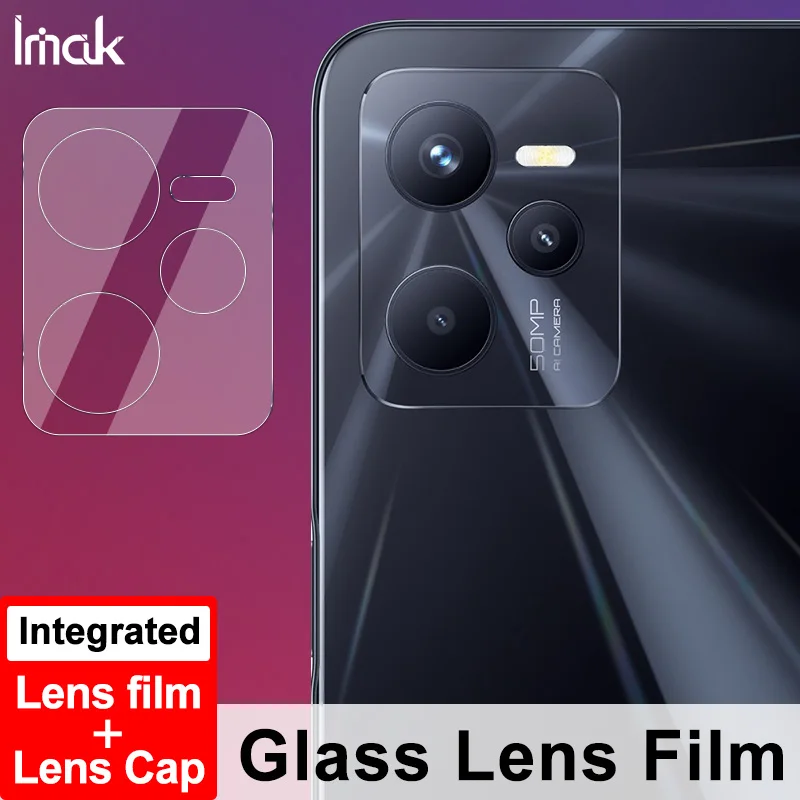 

imak 2 IN 1 Phone Camera Lens HD Protector for realme C35 Camera Protector Tempered Glass