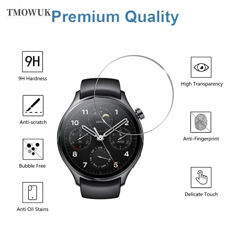 Фото Для Xiaomi Watch S4 41 мм Haylou Solar Neo ультратонкая защитная пленка из закаленного стекла 9H с антицарапинным покрытием и HD-прозрачностью. №5