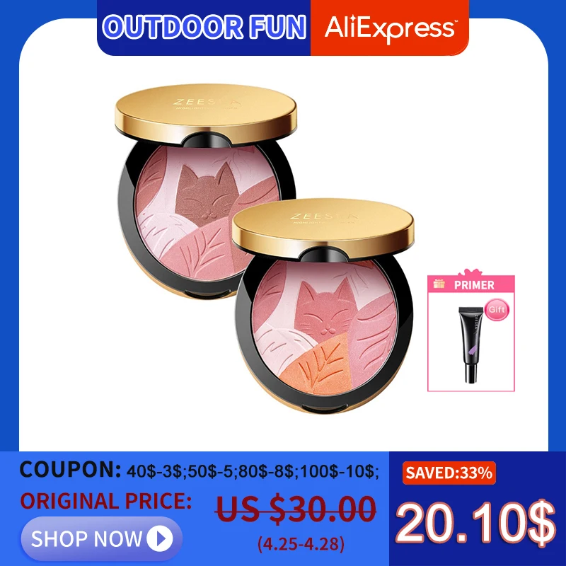 

ZEESEA румяна, маркер, матовое мерцание, естественная безжалостная Высокая пигментированная долговечная кошечка, Румяна для лица, макияж 8 г