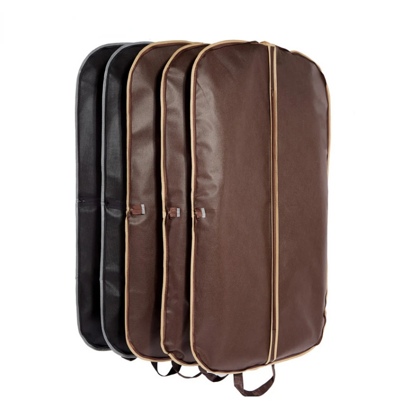 

121cm Men suit Cover Bags Clothes Hanging Protector Suit Garment Dust Covers Travel Coat Cover Case Zipper Storage Pouch
