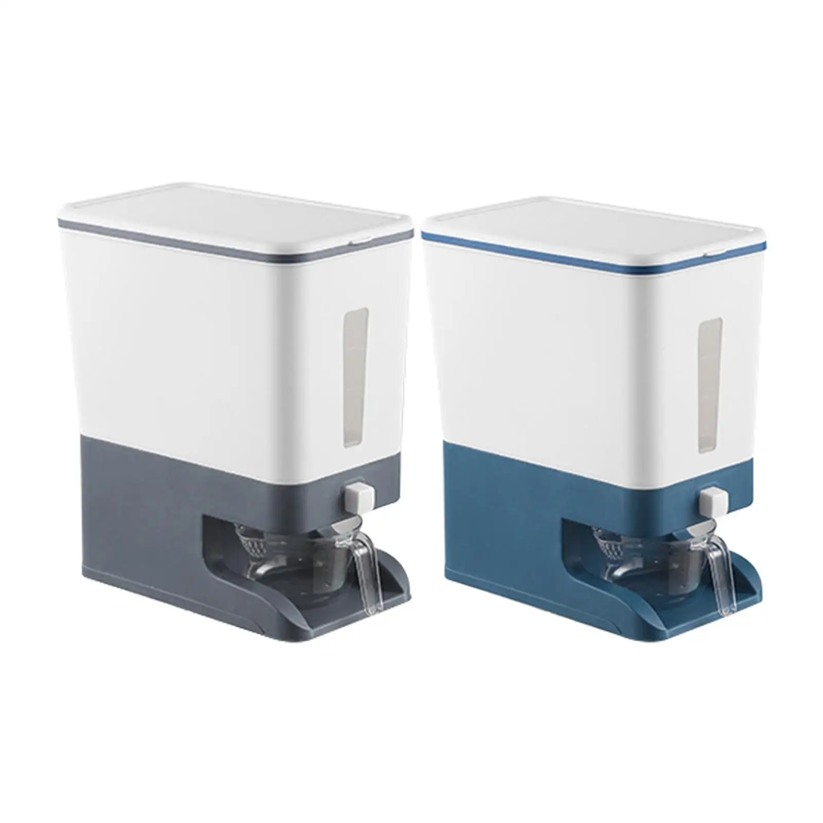 

Airtight Rice Dispenser Food Storage Container for Cereal Grain Flour Rice Nuts Beans