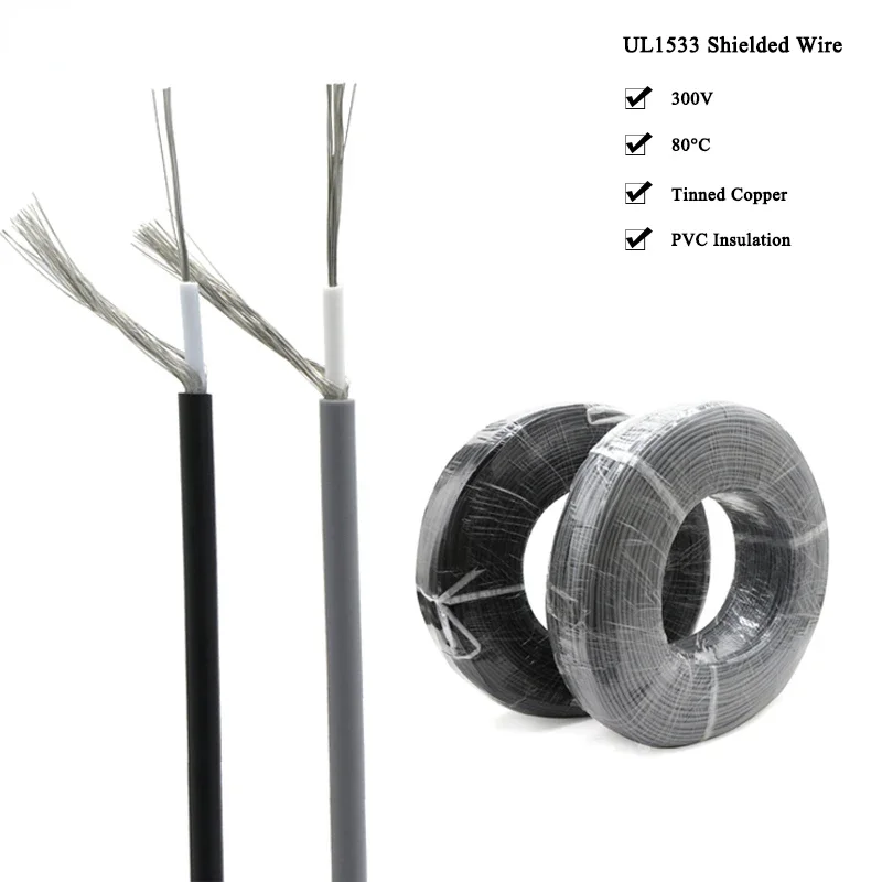 

Экранированный медный кабель UL1533 32-24 AWG