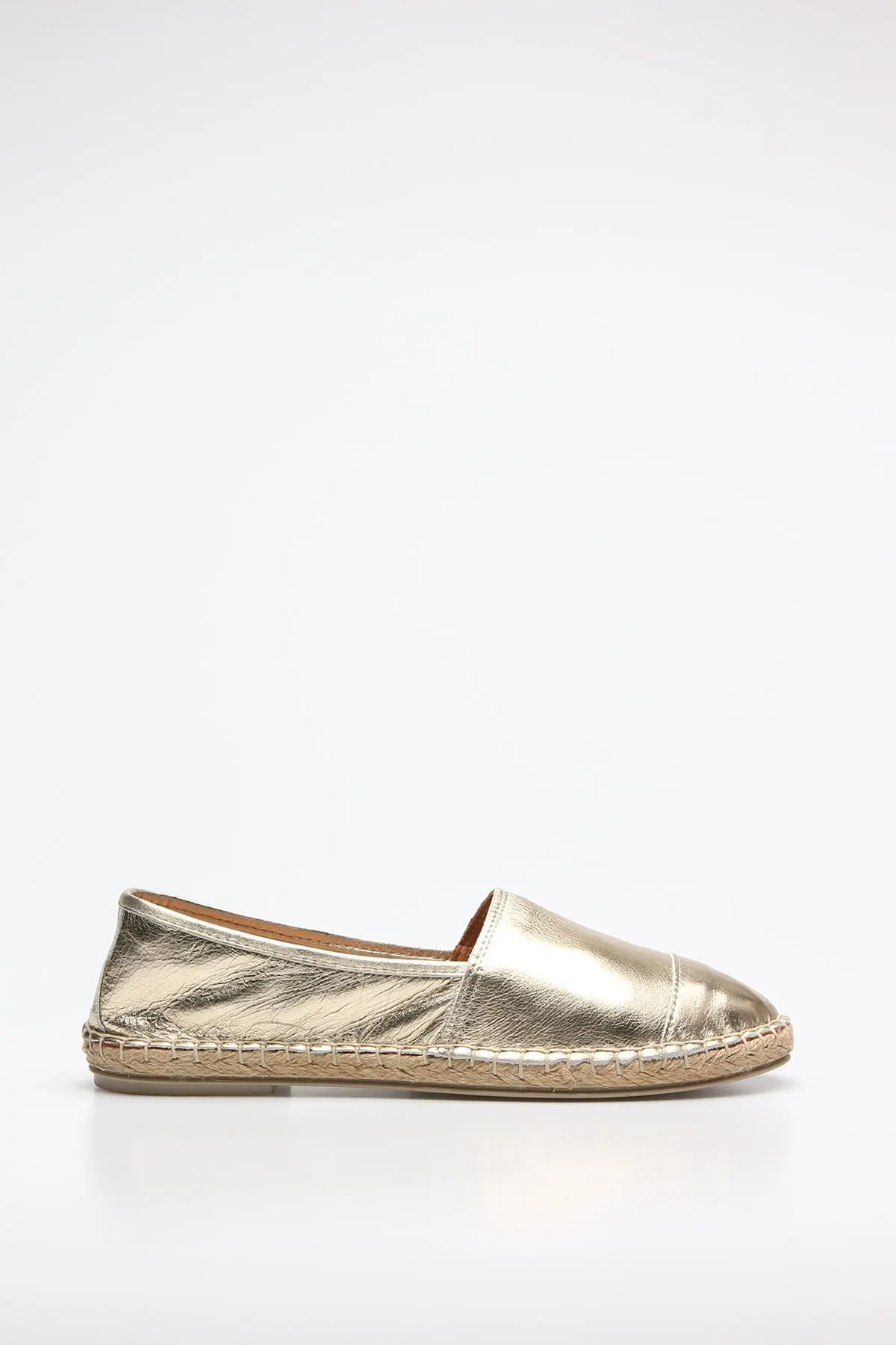 

Fashion Style Genuine Leather Gold women's Daily Flat Shoes