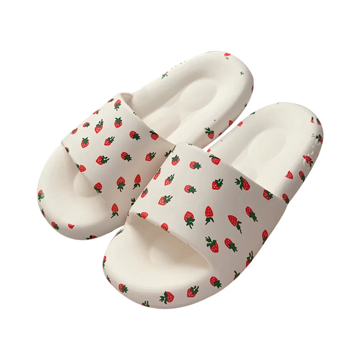 

A3388mpcm Female Summer Girl's Heart Personality Home Bathroom Soft Bottom Sweet Strawberry Eva Sandals and Slippers