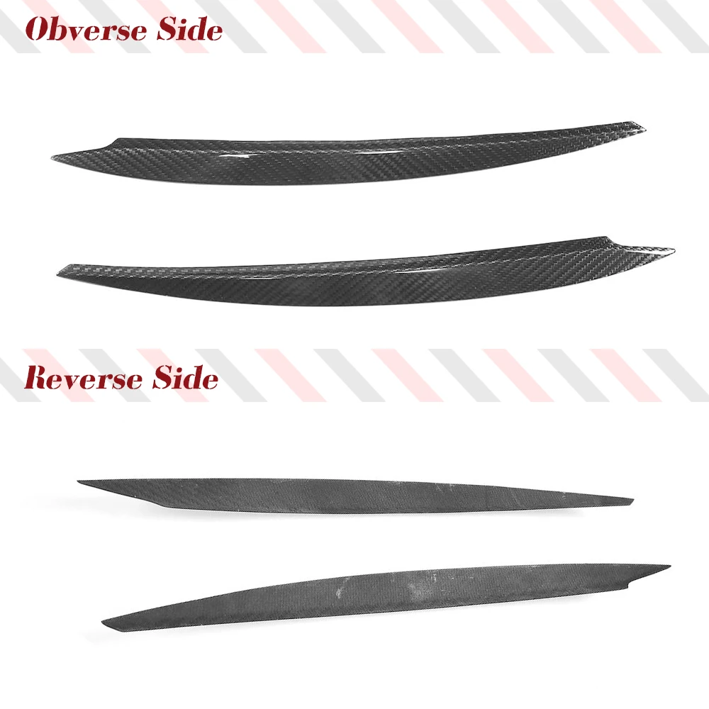 Сухие фары из углеродного волокна веки ресницы отделка бровей наклейка для VW GOLF 7