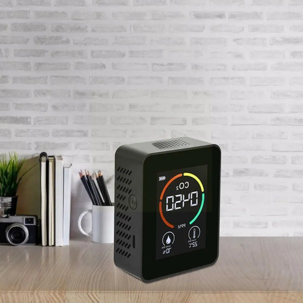 

3 In 1 Co2 Concentration Detection Thermometer Hygrometer Test Portable Meter Sensor Humidity Carbon Temperature Dioxide Di E6l6