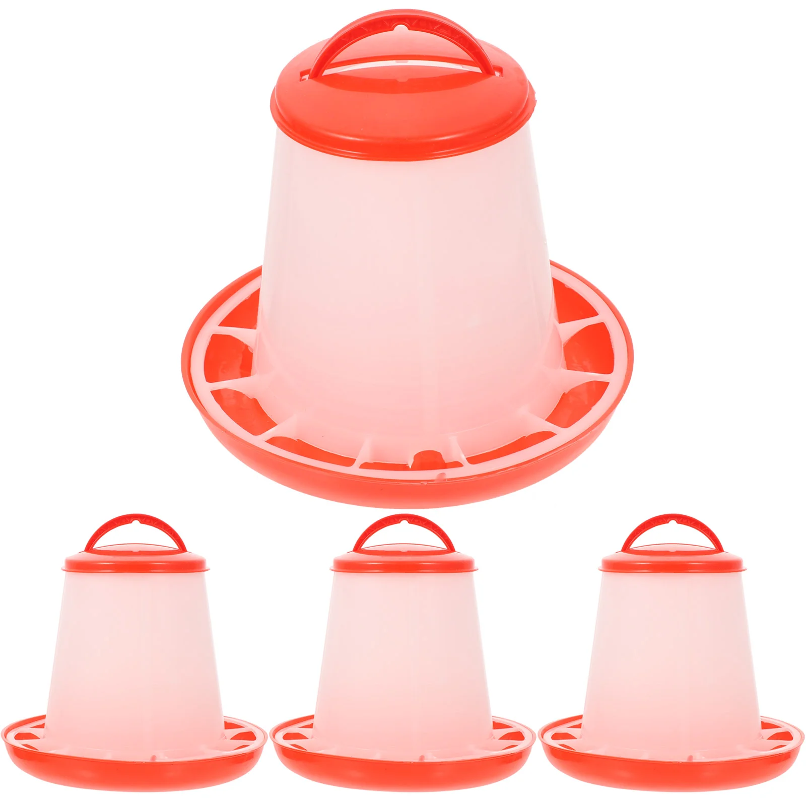 

4Pcs Automatic Chicken Feeder Chicken Water Feed Poultry Feeder Chicken Feeder Chick Feeder for Food Home