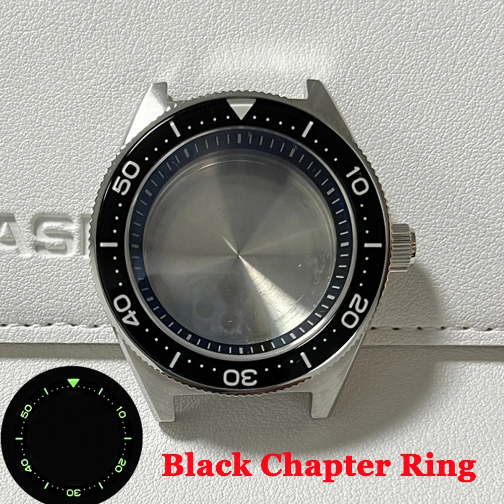 Tactical Frog Watch Modify Parts 42.9mm SBDC053/62MAS Stainless Steel Watch Case Sapphire Luminous Insert Fit NH35/36 Movement