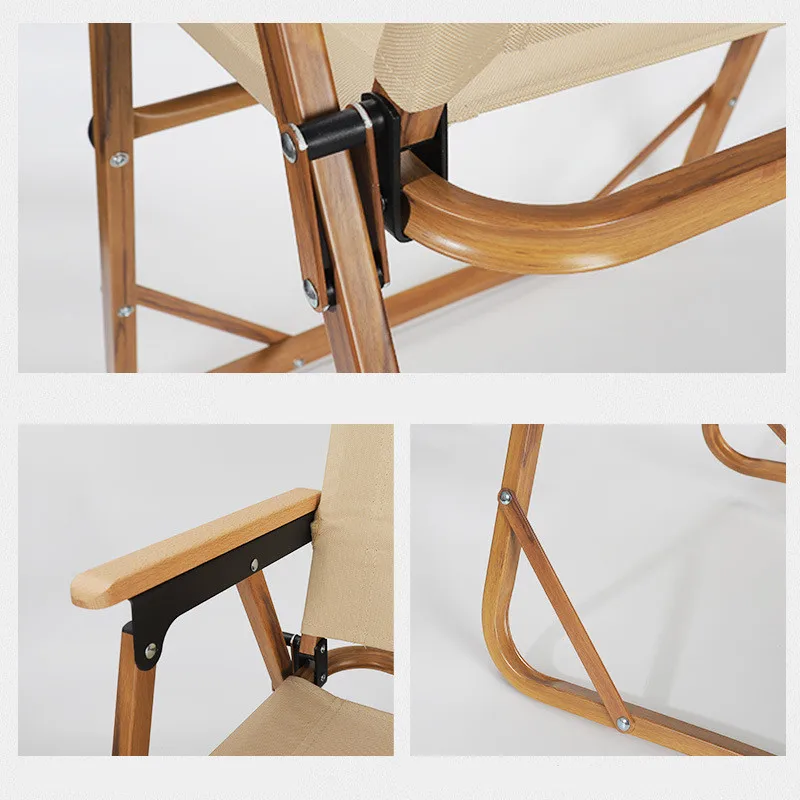 Портативный складной стул из алюминиевого сплава для кемпинга