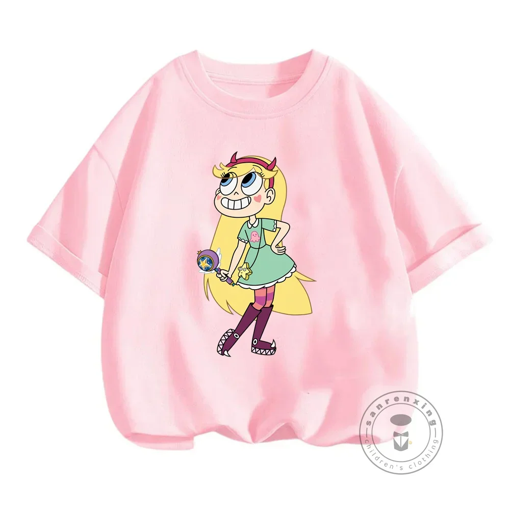 Детская футбольная майка с короткими рукавами и рисунком Disney Stars Versus Evil хлопковая