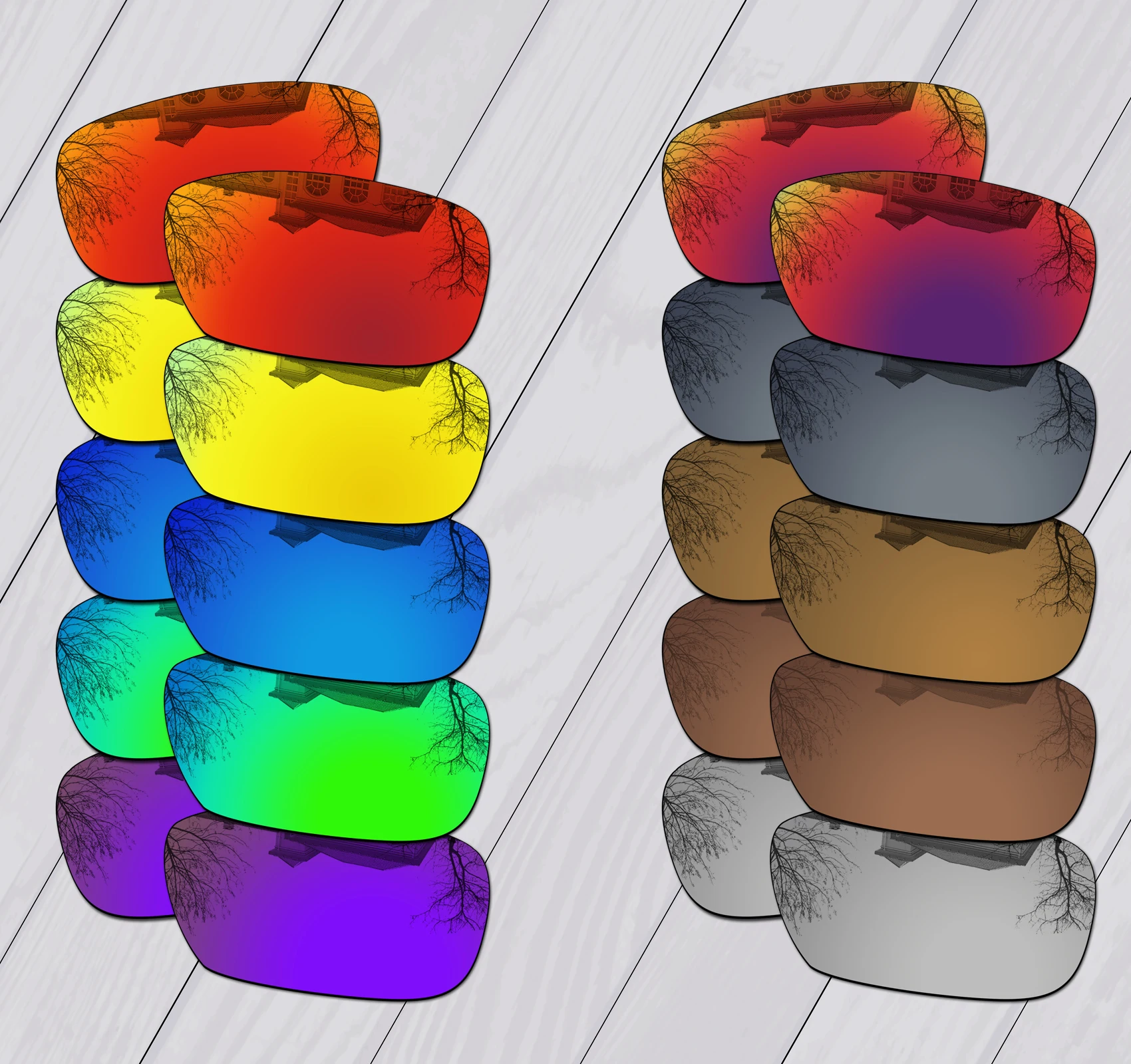 Поляризованные улучшенные Сменные линзы E.O.S для солнцезащитных очков Oakley Bottle Rocket