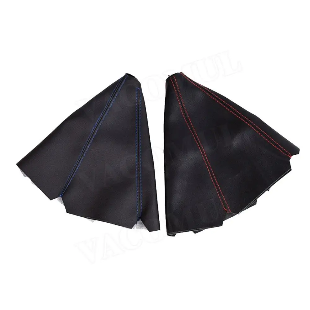 

1Pc Gear Shift Collars PU Leather Gear Stick Shift Shifter Knob Cover Boot Gaiter MT/AT Dust Cover Universal Car Styling