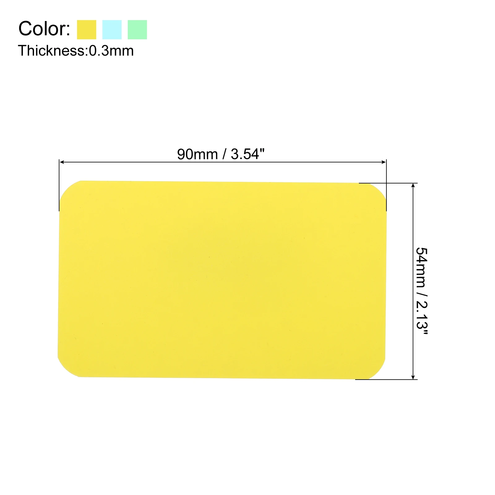 Рисунок 2 - двусторонняя карточка с надписью
