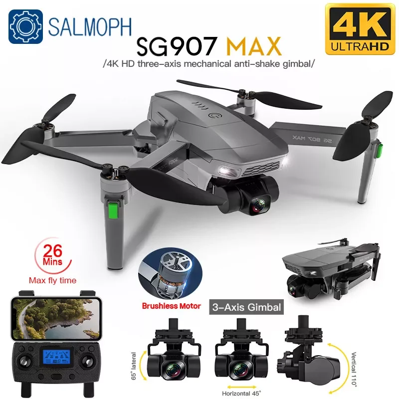 

ZLL SG907 MAX Drone 4K Professional 5G WIFI Mini GPS Dron With Camera FPV Visual Obstacle Avoidance Brushless Motor Quadcopter