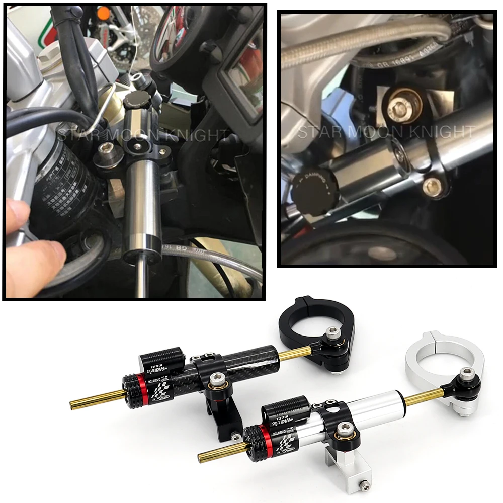 

Motorcycle Accessories For BMW F800GS F 800 GS 2008-2017 2016 2015 2014 2013 Steering Stabilizer Damper Mounting Bracket Kit