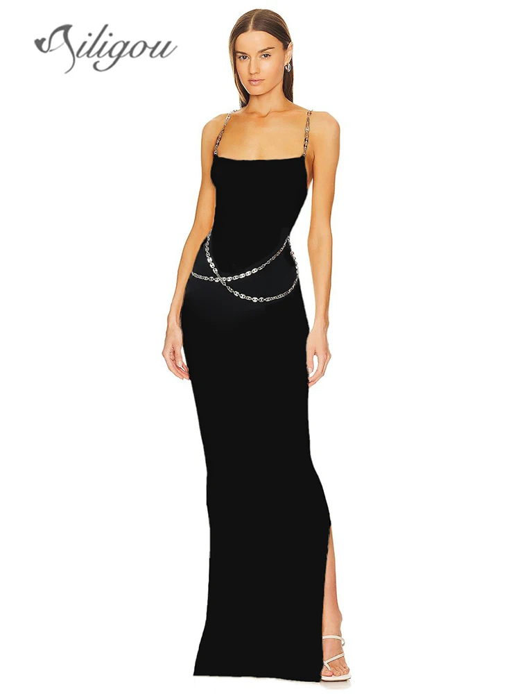 Женское облегающее платье Ailigou элегантное вечернее в итальянском стиле на