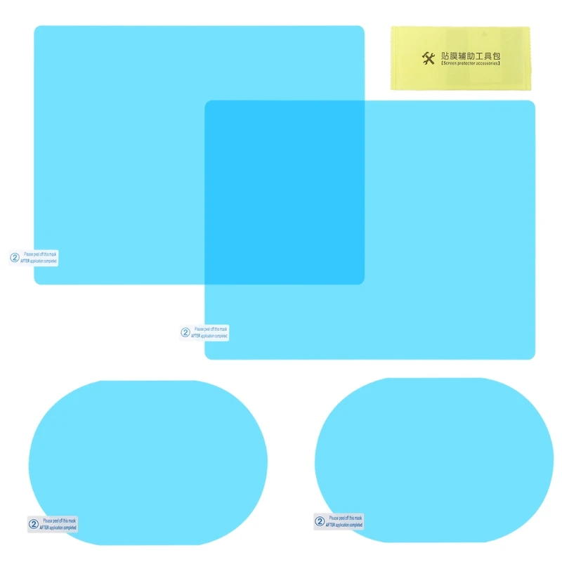 

4 Pcs Car Rear View Mirror Rainproof Film Anti-Fog Clear Protective Sticker