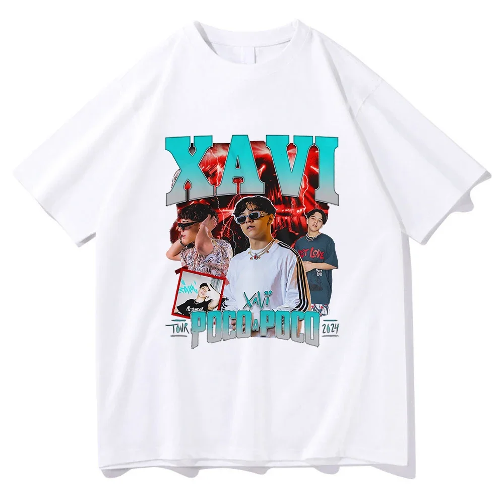 A Poco Tour 2024 футболка Xavi La Diabla мужская/женская одежда летние топы в стиле Харадзюку