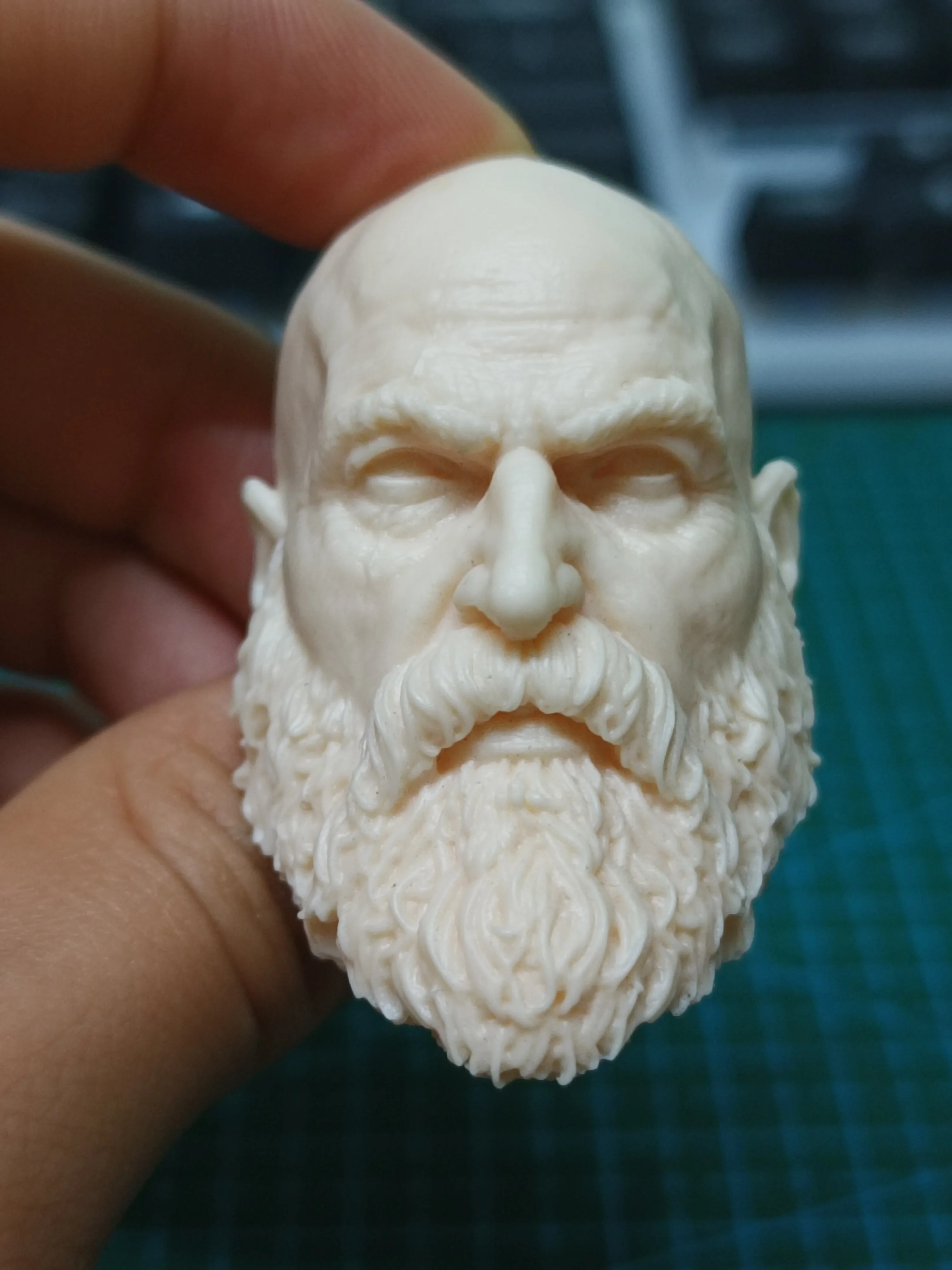 

Game Actor Unpanited Male Head Carving 3D Soldier Anime Toys Doll Model 1/6 Scale Action Figure Body Hobbies Collection