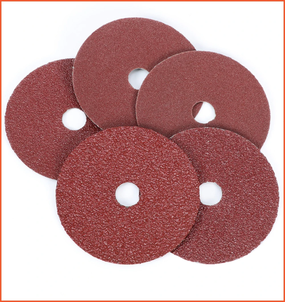 Set 4 inch Sanding Discs Pad Kit for Drill Grinder Rotary Tools with Backer Plate Includes 24-120 Grit Sandpapers